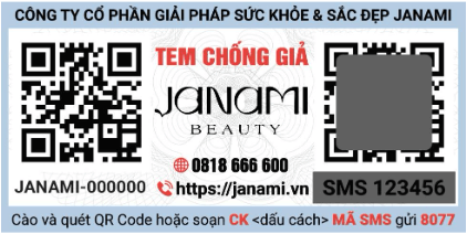 Tem chống hàng giả của Janami Beauty